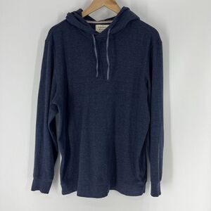 The Normal Brand Hoodie Size Medium Navy Pullover Sweatshirt Golf Stretch